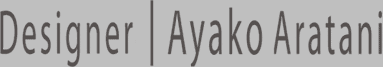 Designer Ayako Aratani